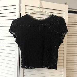 Zara Sexy Lace Crop Top